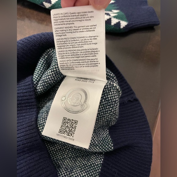 Moncler Geometric zig-zag pattern Sweater, XS - Picture 6 of 6